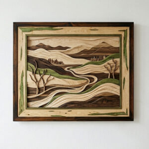 Quadro amadeirado